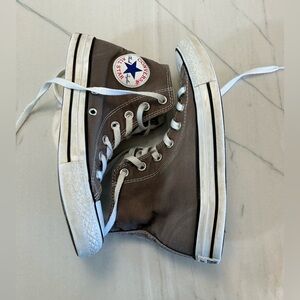 Brown High-Top Converse